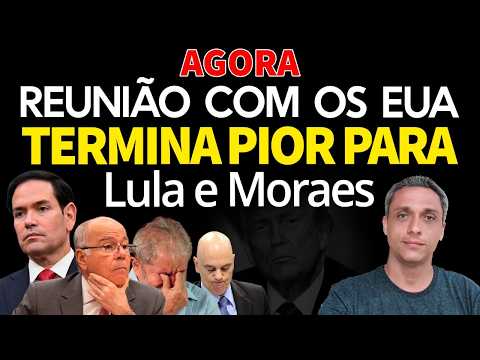 AGORA - Termina a reunião entre Mauro Vieira e Marco Rubio e deu RUIM para LULA e Moraes