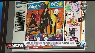 Check out circulars on WPTV.com for last minute Halloween deals