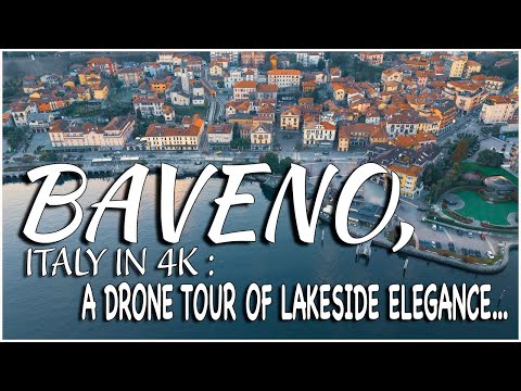 BAVENO, ITALY IN 4K : A DRONE TOUR OF LAKESIDE ELEGANCE...
