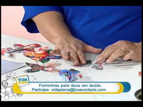 Artesanato - Forminhas para doce em tecido