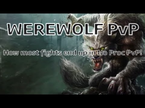 ESO - How most fights end up in No Proc PvP - Werewolf PvP