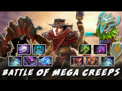BATTLE OF MEGA CREEPS (SingSing Dota 2 Highlights #1797)