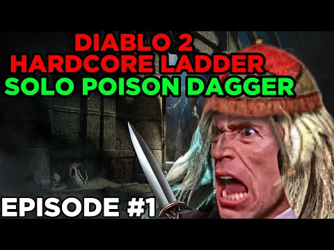 Diablo 2 HARDCORE Ladder: Season 3 (EPISODE 1) - SOMETHING OF A MELEE CLASS MYSELF