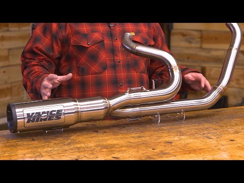 Vance & Hines PCX Stainless 2-Into-1 Upsweep Exhaust For Vance & Hines PCX Stainless 2-Into-1 Upsweep Exhaust For