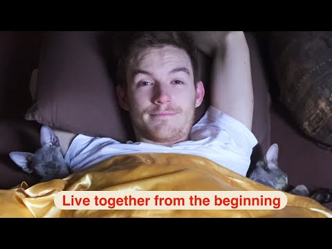 Live together from the beginning [Devon Rex cat]
