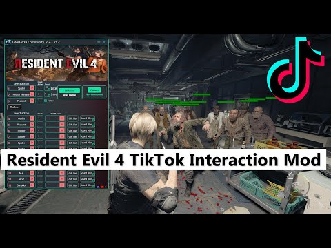 Resident Evil 4 TikTok Interaction Mod With Gameriya app