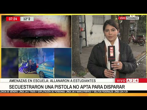 🚨 AMENAZA EN ESCUELA DE ITUZAINGÓ: SECUESTRARON UNA PISTOLA A UN ADOLESCENTE DE 13 AÑOS
