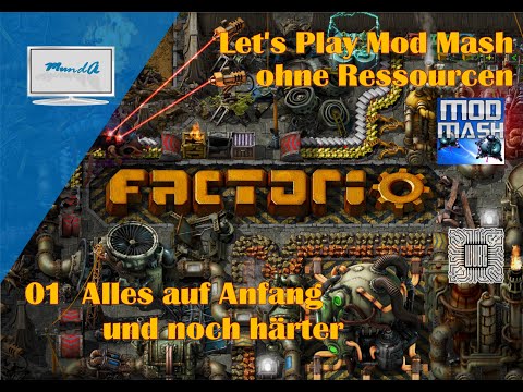 Factorio Mod Mash P2 #01 - Alles auf Anfang und noch härter  💻 Let's Play 😍 Gameplay 💻 deutsch