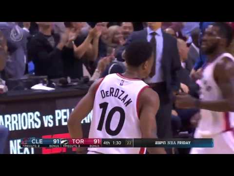 DeMar DeRozan Dunks Over Tristan Thompson   Cavaliers vs Raptors   Oct 28, 2016   2016 17 NBA Season