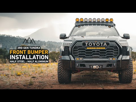 3rd Gen Toyota Tundra Scout Front Bumper - Installation
