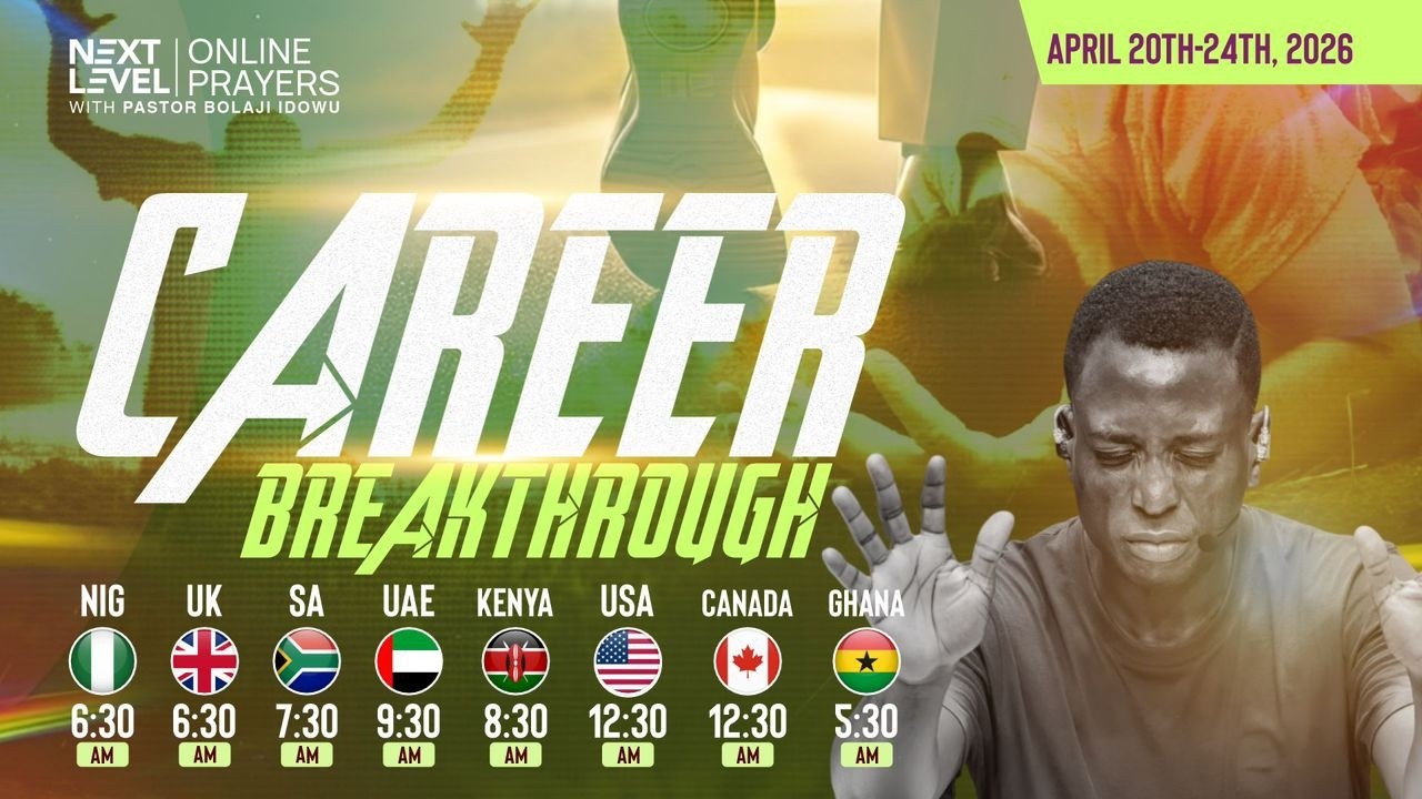 Next Level Prayers || Career Breakthrough || Pst Bolaji Idowu || April 20th 2026
