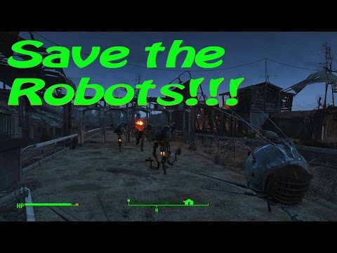 Fallout 4 How to Beat East er I mean EASY City Downs AND Save The Robot Racers