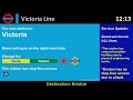 London Underground Victoria Line Train Announcement
