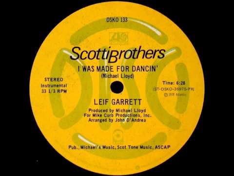 Leif Garrett - I Was Made For Dancin' (Instrumental) (1978) 12" vinyl