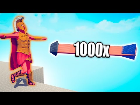 SPARTAN GIANT vs 1000x OVERPOWERED UNITS - TABS | Totally Accurate Battle Simulator 2025