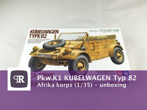 Tamiya 1:35 WWII Dt 1 Kübelwagen T82 Afrika 