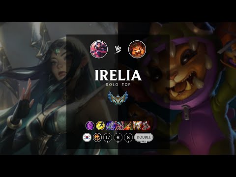 Irelia Top vs Gnar - KR Challenger Patch 12.11