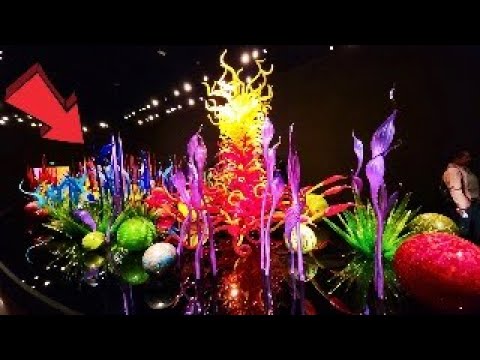 Chihuly Garden and Glass Museum Seattle Washington Full Tour