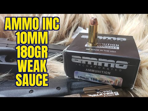 10mm Ammo Inc 180gr JHP 5 Barrel Test