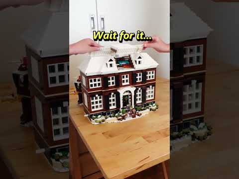 Drop testing LEGO. What will happen to this LEGO Hone Alone Set? #shorts