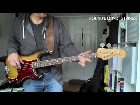 1971 Fender Precision Bass - round wound & flatwound strings