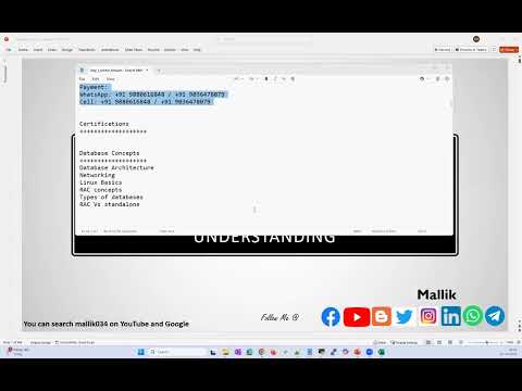 Oracle DBA course | Oracle Database Architecture | Database Startup Sequence