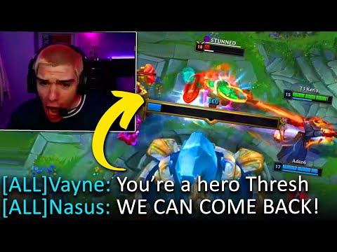 This is why Im the Best Thresh Main EVER (INSANE GAME SAVE)