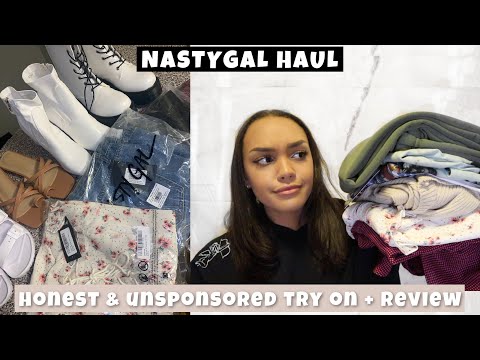 AN UNSPONSORED AND HONEST NASTYGAL HAUL | Try On & Review!