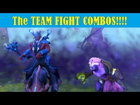 Dota 2 Gameplay Team Fight Combos #1 - Faceless Void and Disruptor