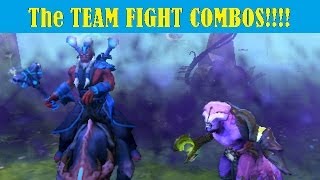 Dota 2 Gameplay Team Fight Combos #1 - Faceless Void and Disruptor