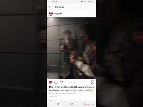 Data Luv lustige Szene im Studio mit TrippieRedd