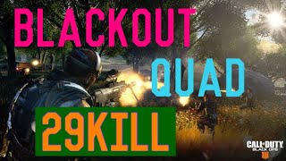 [BO4：BLACKOUT ] QUADで29kill どんかつ！！