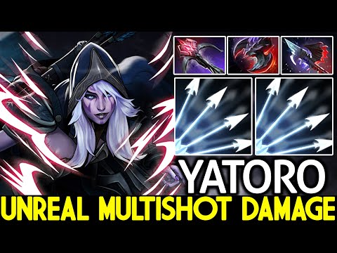 YATORO [Drow Ranger] Unreal Multishot Damage Monster Carry Dota 2