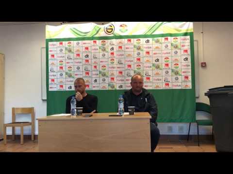 Presskonferens efter Dalkurd-Norrby 26/6