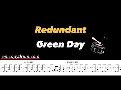Green Day - Redundant | Drum Sheet Music