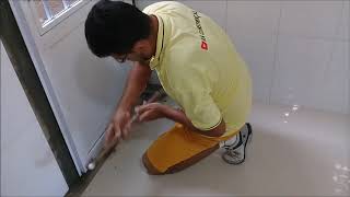 INSTALAÇÃO DA PORTA DE ALUMÍNIO COM DICAS DE COMO INSTALAR - RA CONSTRUÇÃO