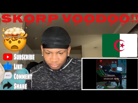 Algerian Rap Reaction SKORP- VOODOO ( prod by Freezybeats & Scarcrows ) AMERICAN REACTION