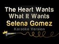Selena Gomez - The Heart Wants What It Wants (Karaoke Version)