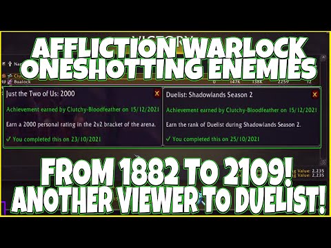 Affliction Warlock Deathbolt Oneshot Compilation Class Changes Vanish for Every Class - VIewer Games