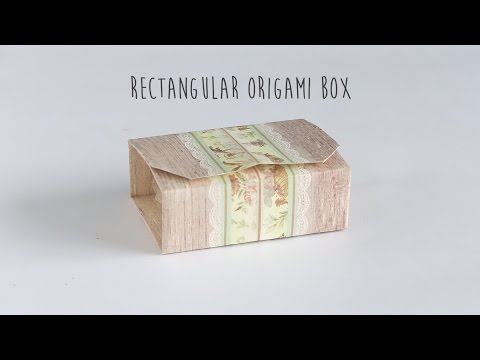 DIY: Rectangular Origami Box
