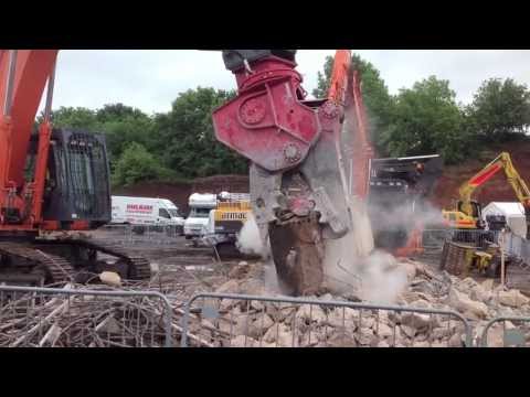 Rotar RDP 42 S pulverizer during demoshow UK