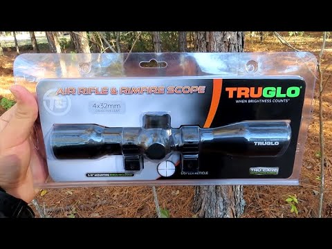 Truglo 4x32 Compact Scope! Unboxing, Mount, and Zeroing,