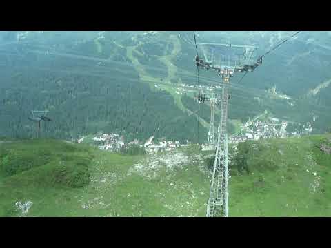 Discesa integrale cabinovia Agamatic "Monte Spinale" - Madonna di Campiglio (TN) / Cableway / 索道