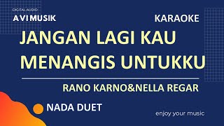 Download lagu Jangan Lagi Kau Menangis Untukku - Rano Karno | Karaoke Nada DUET | Avimusik mp3