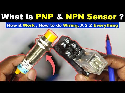 PNP NPN Sensor Explained Practically || 2, 3, 4 & 5 Wire Proximity Sensor wiring @TheElectricalGuy