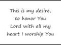 I Give You My Heart - Michael W. Smith [lyrics]