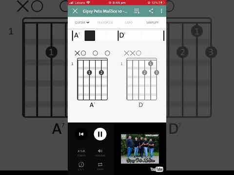 Gipsy peto malcice akordi