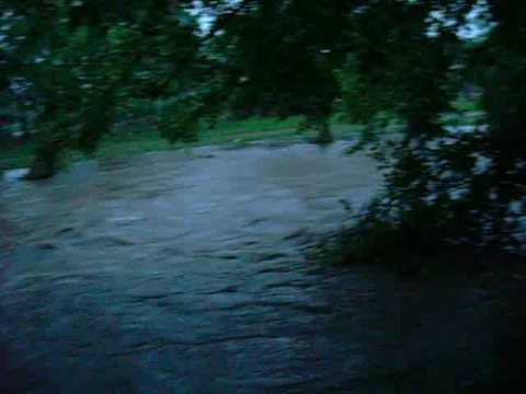 Skutki powodzi - Dziewiętlice 27.06.09