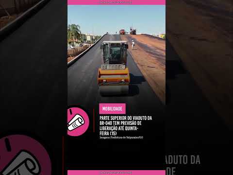 Parte superior do viaduto da BR-040 tem previsão de liberação até quinta-feira (15) #Shorts