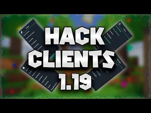 Top best Hacks for Minecraft 1.19 |  For Anarchy & Crystal PVP |  2022 🔥